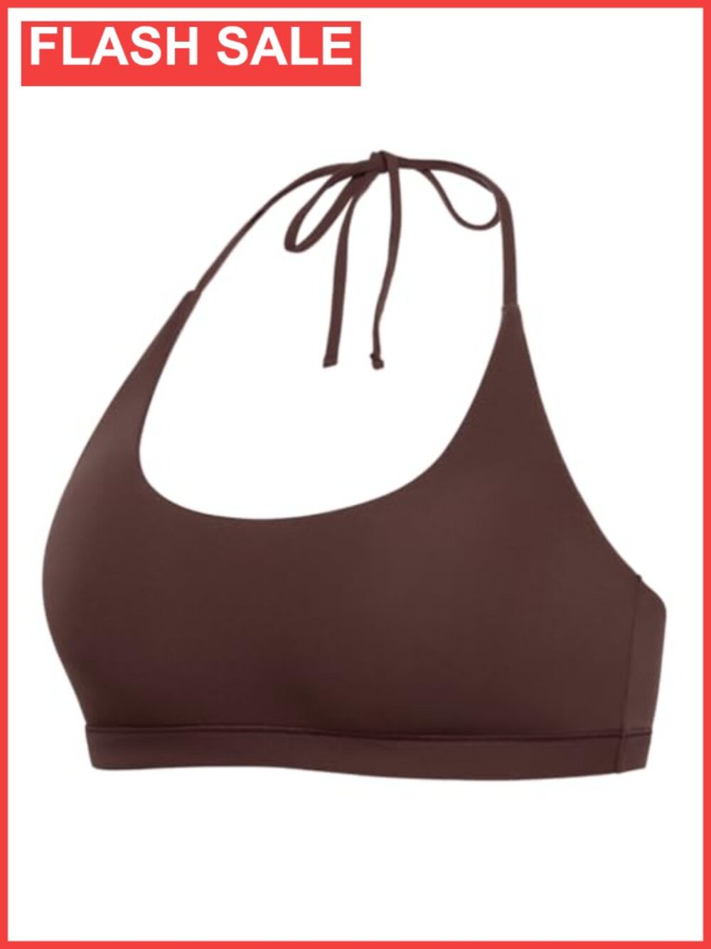 Women's Soft Halter Bralette Backless Tie-Back No Padding Unlined Wire Free Bra